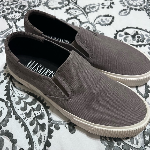 AllSaints Slip-On Canvas Sneaker - Men’s - Picture 2 of 6